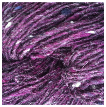 Isager Tweed, Purple